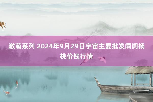 激萌系列 2024年9月29日宇宙主要批发阛阓杨桃价钱行情