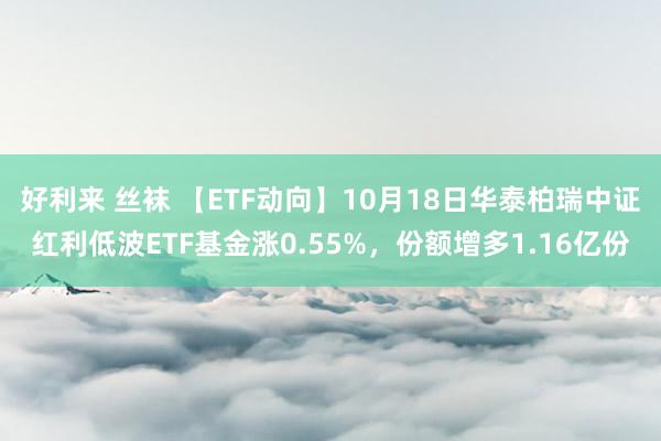 好利来 丝袜 【ETF动向】10月18日华泰柏瑞中证红利低波ETF基金涨0.55%，份额增多1.16亿份