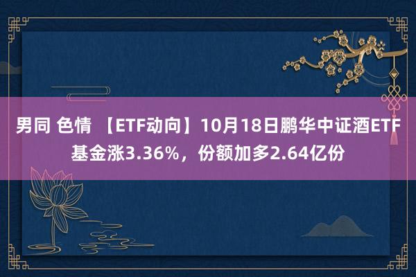 男同 色情 【ETF动向】10月18日鹏华中证酒ETF基金涨3.36%，份额加多2.64亿份