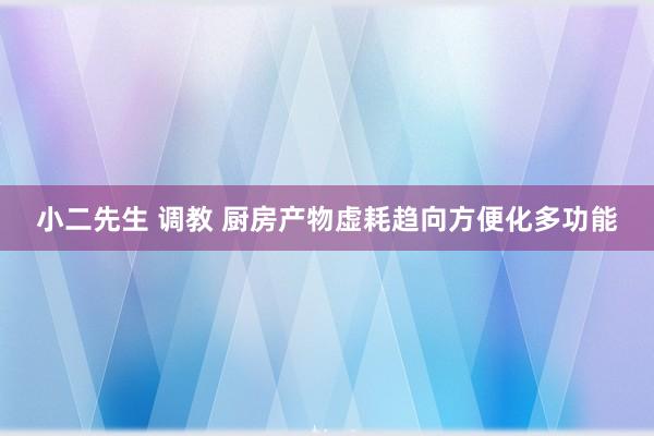 小二先生 调教 厨房产物虚耗趋向方便化多功能