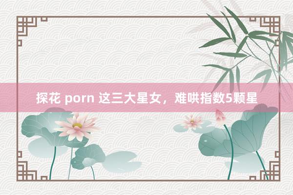 探花 porn 这三大星女，<a href=