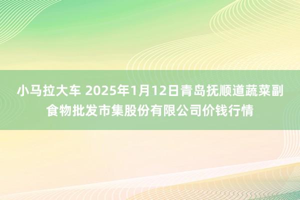 小马拉大车 2025年1月12日青岛抚顺道蔬菜副食物批发市集股份有限公司价钱行情